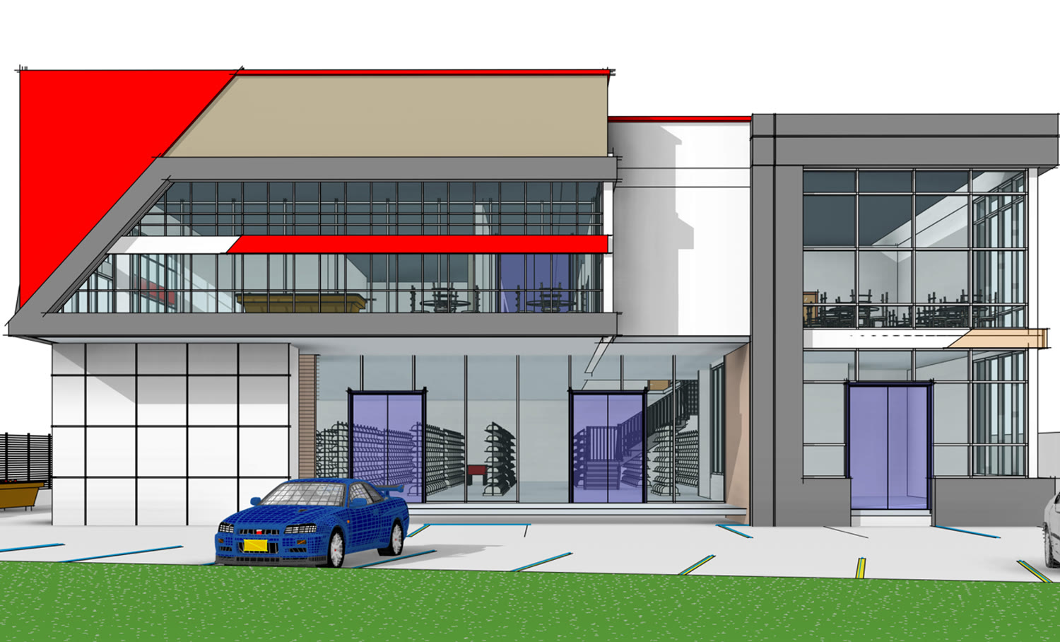 Business centre at FGIP Legacy Luxury Estate (artist's impression)